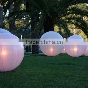 Wedding Party Night Club Bar Decoration Glowing Hanging Christmas Light up Led Lighted Inflatable Ball With Led Light thumbnail-5