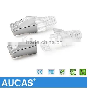 Best Price Network Cable FTP Cat6 Plug RJ45 Connector Male PCB Connector Shielded Hot Sell thumbnail-5