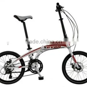 14" 16" 20" Single Speed Disc Brake Alloy Foldable Folded Folding Bicycle thumbnail-1