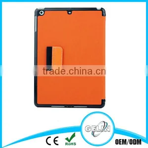 Oblique Fabric Stand Leather Case for IPad 5 thumbnail-1