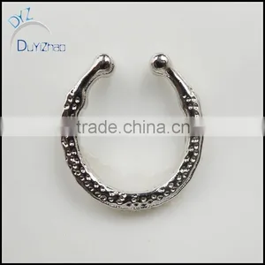 Fashion Septum Clicker Unique Non Piercing Fake Nose Rings thumbnail-3