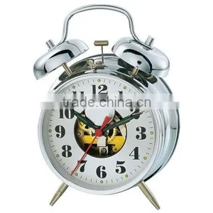 Metal Case Mechanical Alarm Clock in 4 Inches Size thumbnail-1