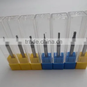 2mm Cutting Dia 4 Flutes HRC65 China Cnc Solid Carbide End Mill Cutter for Steel Supplier's Choice thumbnail-3