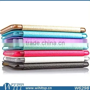 Flip PU Leather Case With Window for IPhone 6 Plus 5.5", Window View Smart Case for IPhone 6 Plus thumbnail-4