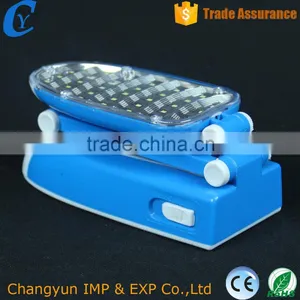 Plastic Material and Electric Power Source Blue Table Lamp thumbnail-4