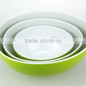 Melamine Mixing Salad Bowl Set , Melamine Egg Shaped Bowl thumbnail-1