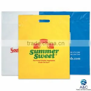 LDPE Multi Color Durable Competitive Price High Quality Guarantee Die-cut Plastic Bag thumbnail-2