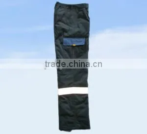 Construction Worker Waistcoat Safety Reflective Fabric thumbnail-3