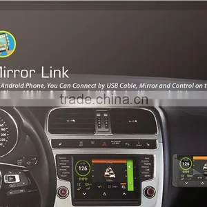2 Din 10.1 Inch Car DVD Player For Magotan Cars With Wifi 3G Network Radio GPS BT 1080P Ipod Map Quality Choice thumbnail-5