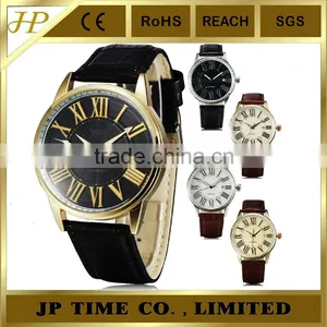 Imperial Big Roman Number Date Analog Leather Mechanical Watch for Old People thumbnail-1