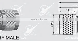 N to UHF Adapter,male to Male,50 Ohm thumbnail-1