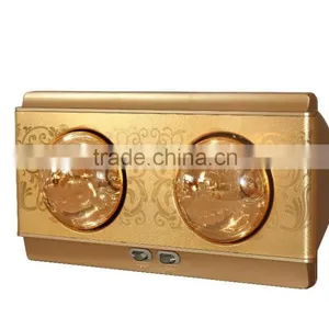 Wall Mounted Bathroom Electric Heater With 2 Infrared Lamps 550W thumbnail-1