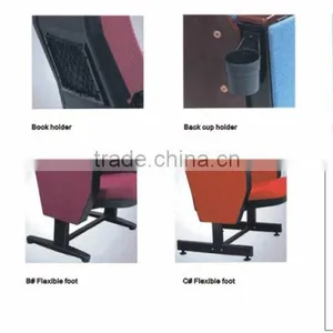 High-back Folding Concert Auditorium Desk and Chair HF-007 thumbnail-3