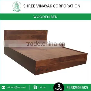 Classic and Comfortable Design Wooden Double Bed at Competitive Price thumbnail-1