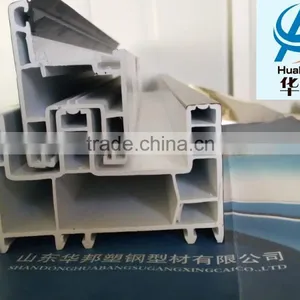 Rigid Co-extrusion Pvc Profile/upvc Plastic Profile for Door and Window Manufacture thumbnail-2