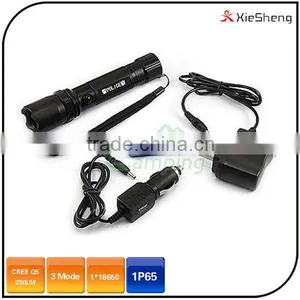 5W CREE XM-L2 Led Torch Light Rechargeable High Power Flashlight thumbnail-1