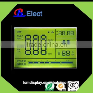Positive 8 Segment Monochrome AQI PM2.5 Lcd Display thumbnail-1