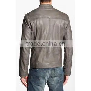 Fashion Newest Leather Jacket for Men thumbnail-2