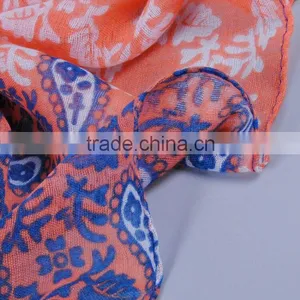 Women Fashion Bohemia Pattern Scarf Voile Scarves 180*90 Pashmina thumbnail-2