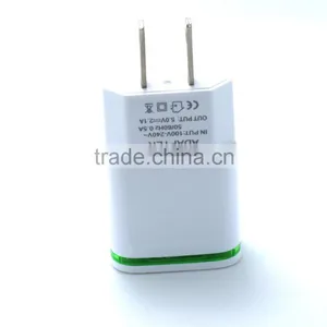5V 2.1A +1A Universal Travel USB Charger Adapter Wall Charger Portable EU UK Plug Mobile Phone Smart Charger thumbnail-5
