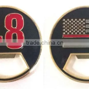 Soft Enamel Bottle Opener With Gold Plating thumbnail-1