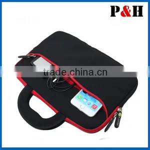 Plain Black 17" 17.3" 17.4" Laptop Bag Notebook Sleeve Neoprene Case Cover Pouch thumbnail-6
