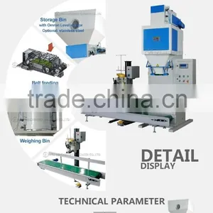 Caustic Soda Pearl Packing Machine, Caustic Soda Pearl Bag Filling Machine, Caustic Soda Weighing Packaging Machine 25kg 50kg thumbnail-3