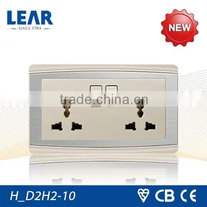 Top Quality 2 Gang Electric Switch and Socket thumbnail-1