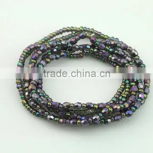 New Fashion Multilayer Colorful Seed Bead Wrap Bracelet thumbnail-6