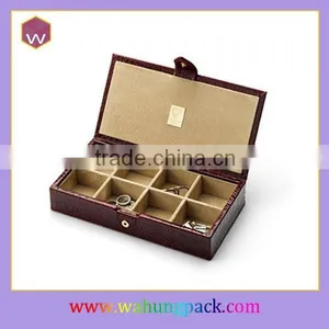 Custom Tie and Cufflinks Gift Box, Watch Cufflinks Packing Box thumbnail-1