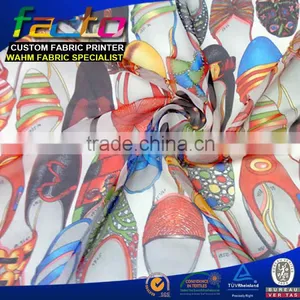 New Digital Printing Fabric Chiffon, Hot Sale Patterned Chiffon Fabric thumbnail-1