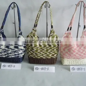 Large Wholesale Weave Craft Bag thumbnail-1