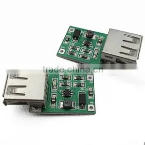 3.7V Regulator 5V 600MA Boost Converter 3.7v to 5v dc Converter Usb Mobile Charger Pcb Circuit Board With LED Indicator thumbnail-1