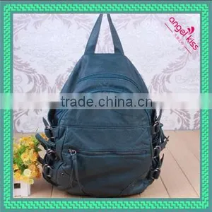 2014 Angel Kiss Washed pu Backpack Beautiful Girl Backpack China Suppliers Backpacks in Stock thumbnail-1