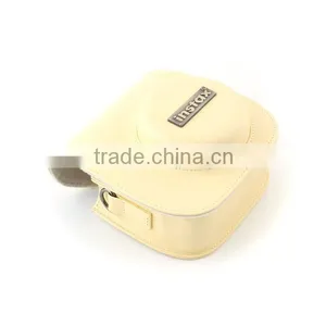 Yellow Fujifilm Instax Mini 8 Instant Camera Polaroid 300 PU Leather Bag thumbnail-3