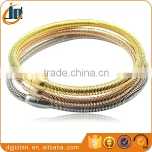 Best Selling Products 2016 Stainless Steel Twisted Wire Charm Bracelet thumbnail-6
