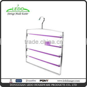 4 Tier Swing Arm Slack Hanger Pants Hanger 2 Pack Metal Clothes Hanger/. thumbnail-1
