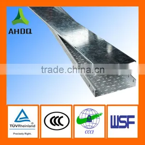 Perforated Galvanized Cable Tray With Cover thumbnail-1