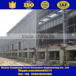 China Supplier Large Span Light Steel Structure Workshop Warehouse thumbnail-4
