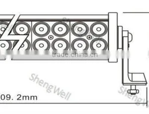 ShengWell Auto Led Light Bar 120W 21.5inch Epistar Flood/Spot/Combo Dual Row Led Bar Light Cree Led Light Bar 120w thumbnail-1