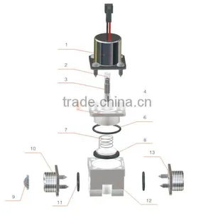 Brass Valve Water Solenoid Valve Electric Valve Garden 6v thumbnail-2