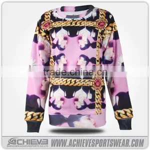 Wholesale Sportswear, Cheap Custom 100 Polyester Sweatshirt thumbnail-3