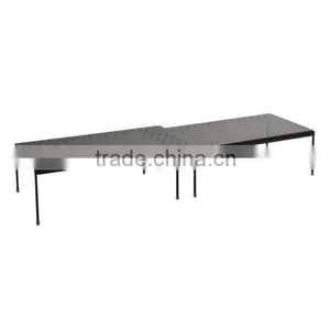 Black Metal Expandable Stackable Kitchen Counter Cabinet Storage Shelf thumbnail-1