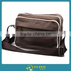 Tablet Canvas Shoulder Bag College Student thumbnail-1