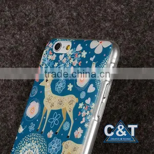 C&T Color Printing Hard PC Plastic Rubber Snap On Cute Phone Cases for IPhone 6s 4.7 Inch thumbnail-4