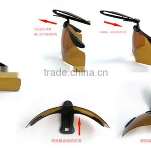 Polarized Clip on Cap Hat Sunglasses thumbnail-6
