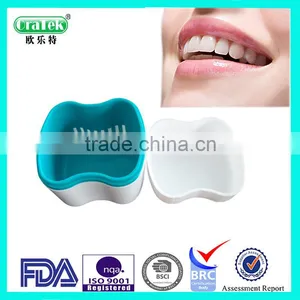 Denture Bath Retainer Orthodontic Mouth Guard Dental Storage Container thumbnail-1