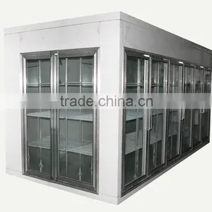 Supermarket Cold Room With Glass Door for Beverage and Food Storage thumbnail-6