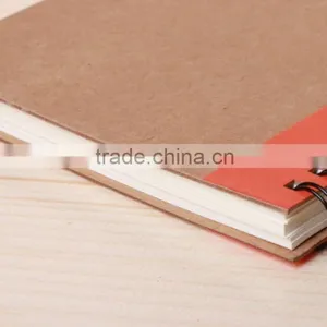 Recycle Brown Carbonized Paper Printing Kraft Paper Blank Notebook thumbnail-2