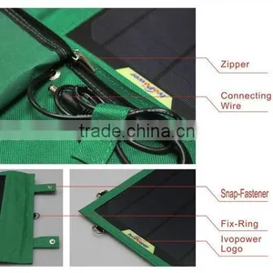 5V 12V 18V Waterproof Portable Solar Power Bank Charger thumbnail-1